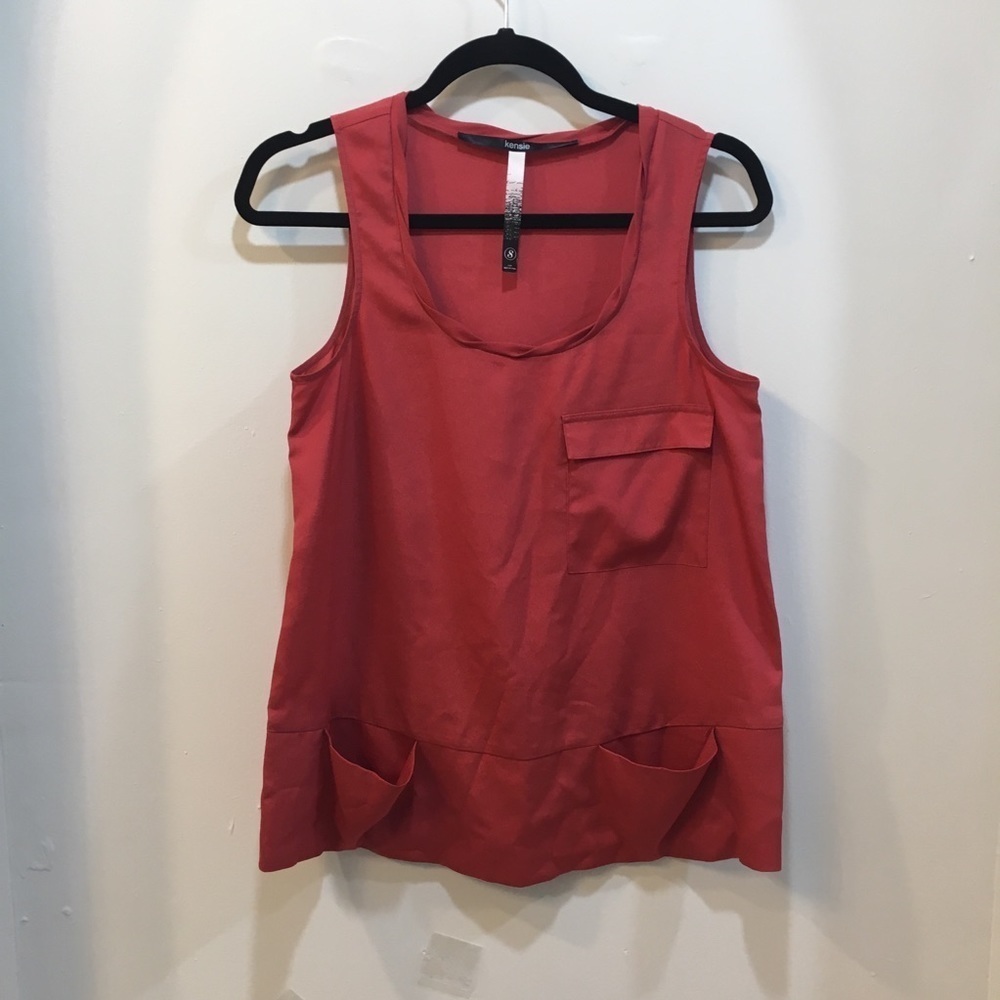 Kensie Burnt Orange Tank Top